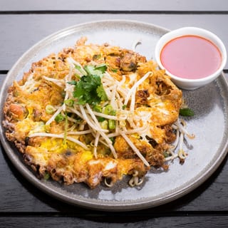 Crispy Mussels Pancake